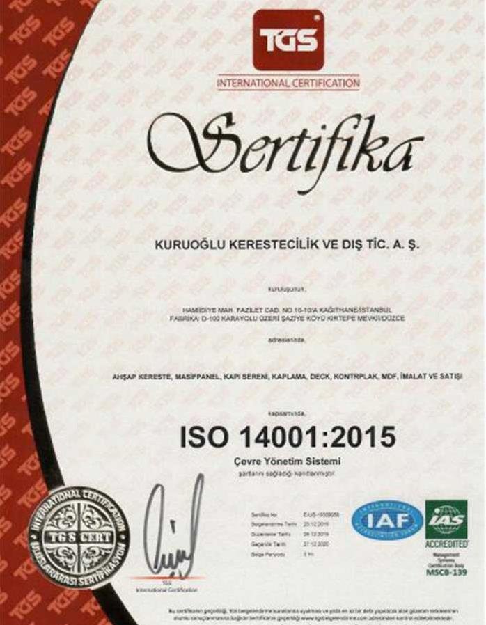 Sertifikalar
